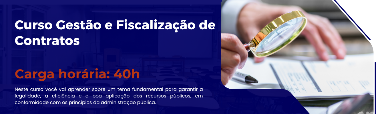 Curso Gestão e Fiscalização de Contratos